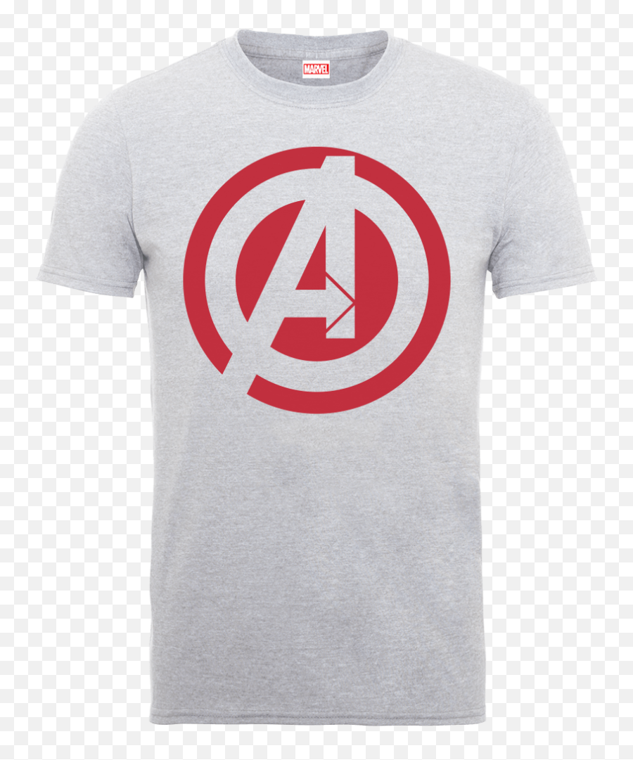Marvel Avengers Assemble Captain America Logo T - Shirt Grey Logo To Print On T Shirt Emoji,Moon Emoji Shirts