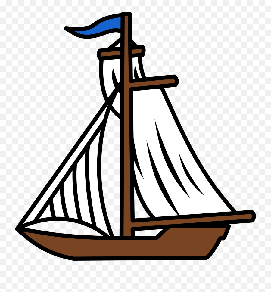 Sail Boat Png Svg Clip Art For Web - Boat Clip Art Emoji,Flag And Boat Emoji Pop