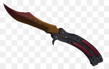 Faded Case - Butterfly Knife Csgo Emoji,Emoji Knife Guy