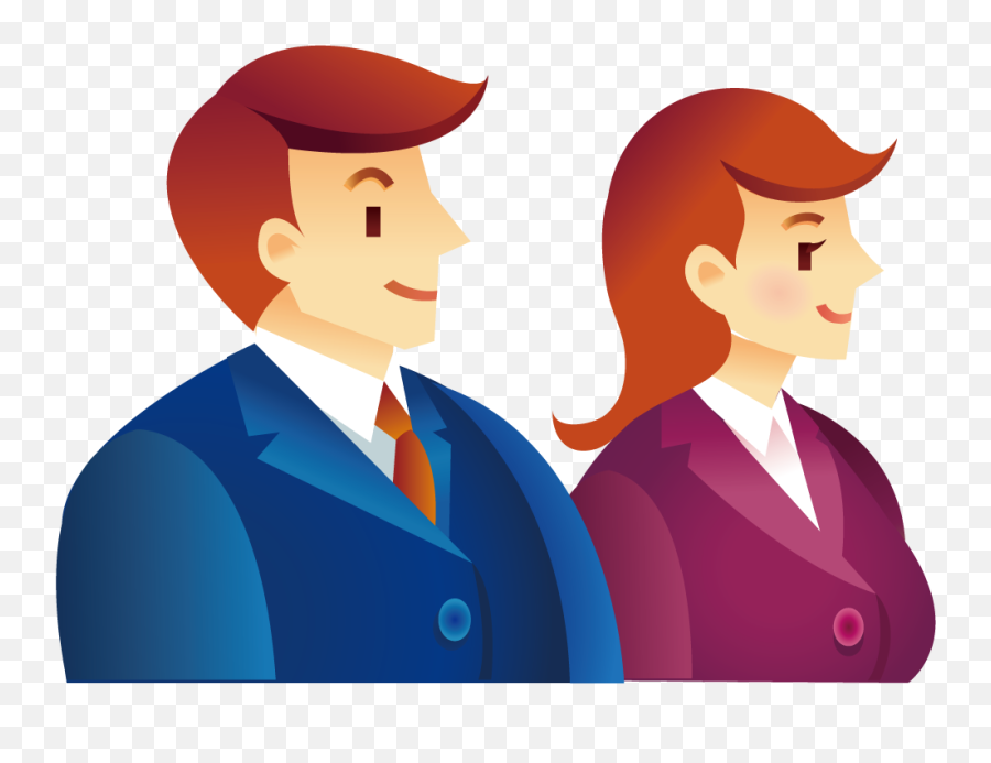 Clip Art Men And Women Cartoon Transprent - Man Women Png Man Woman Clipart Png Emoji,Man Emotion Progression Cartoon