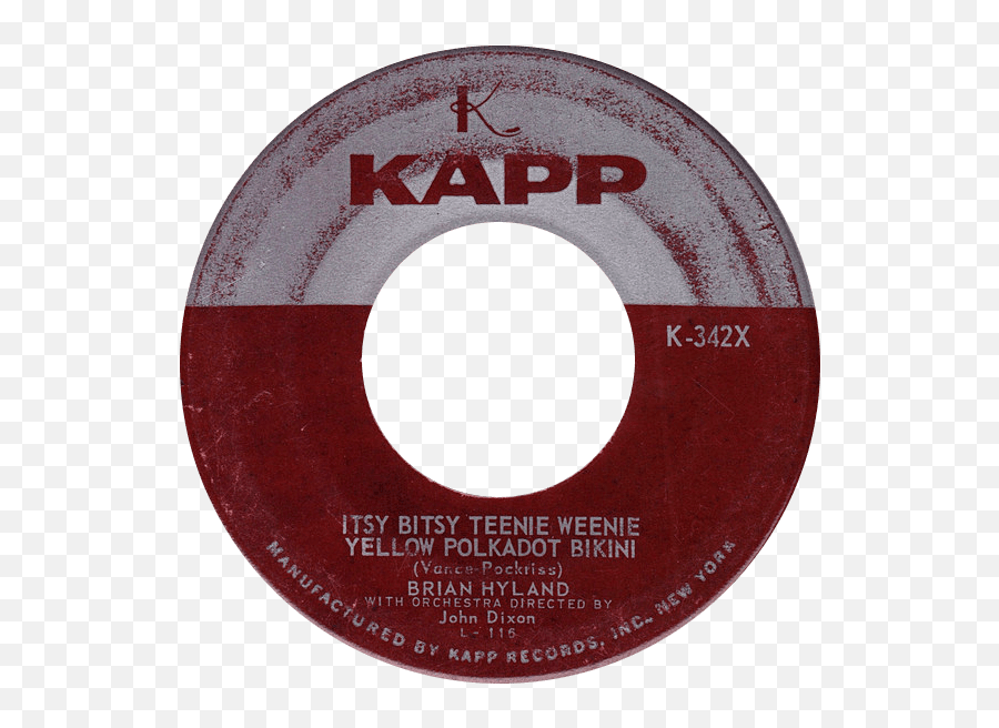 The 1 Hit Records On The Pop Charts 1960 - Rather Rare Records Brian Hyland 1981 Itsy Bitsy Teenie Weenie Yellow Polka Dot Bikini 3 Versions Emoji,Brenda Lee Emotions Lyrics