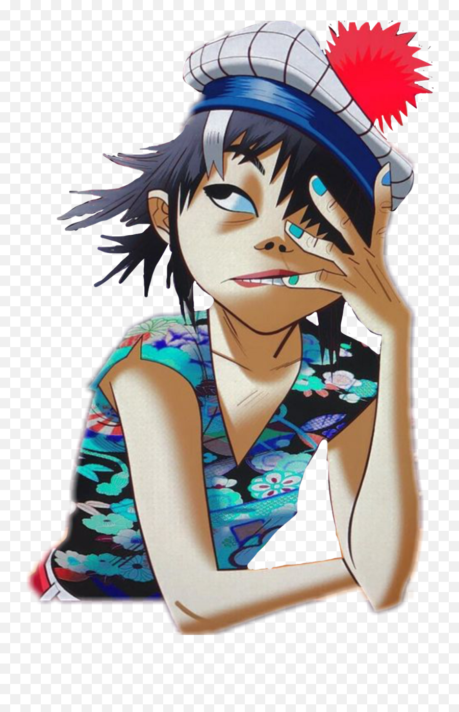 Download Report Abuse - Gorillaz Iphone Case Png Image With Noodle Gorillaz Phase 4 Emoji,Iphone Emojis Commercial Girl