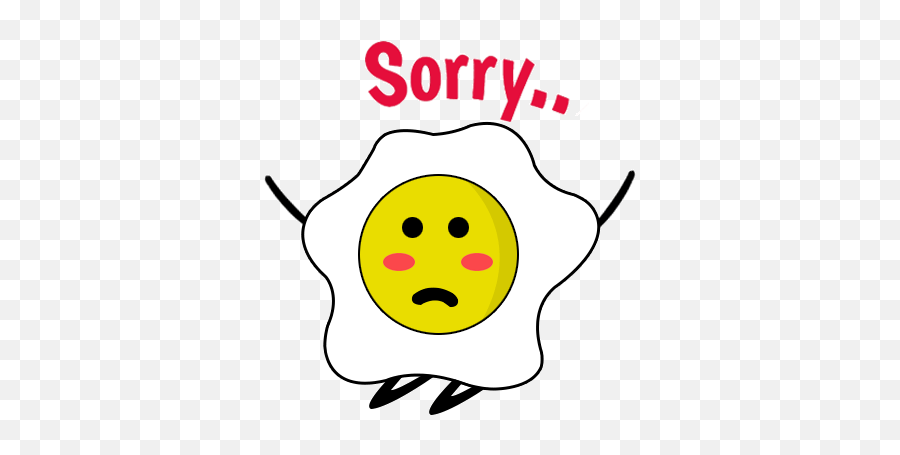 Ladies Eggy - Sorry Gif Emoji Transparent,Yummy Emoji
