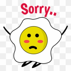 Ladies Eggy - Sorry Gif Emoji Transparent,Yummy Emoji