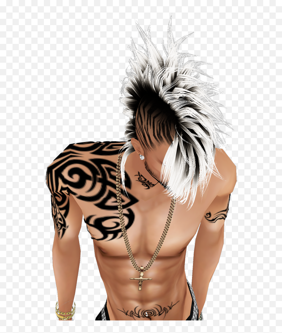 Captured Inside Imvu - Punk Fashion Emoji,Emotion Expressing Tattoos