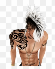 Captured Inside Imvu - Punk Fashion Emoji,Emotion Expressing Tattoos