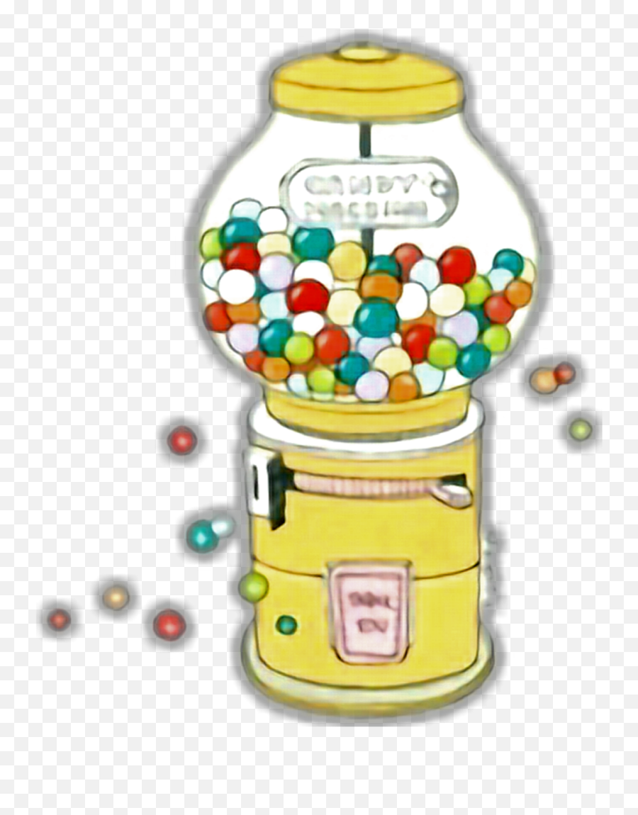 Candy Gum Gumballs Gumballmachine - Dot Emoji,Emoji Gumballs