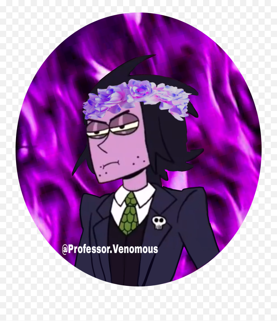 Professor Venomous Sticker By Sunfl0werrr - Fictional Character Emoji,Professor Emoji
