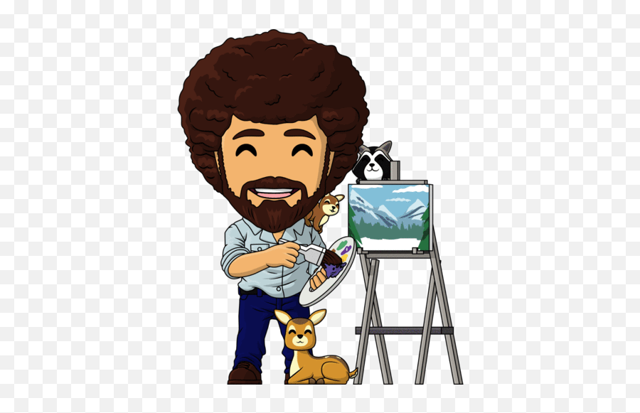 Youtooz Collectibles - Bob Ross Youtooz Emoji,Bob Ross Meme Emoticon