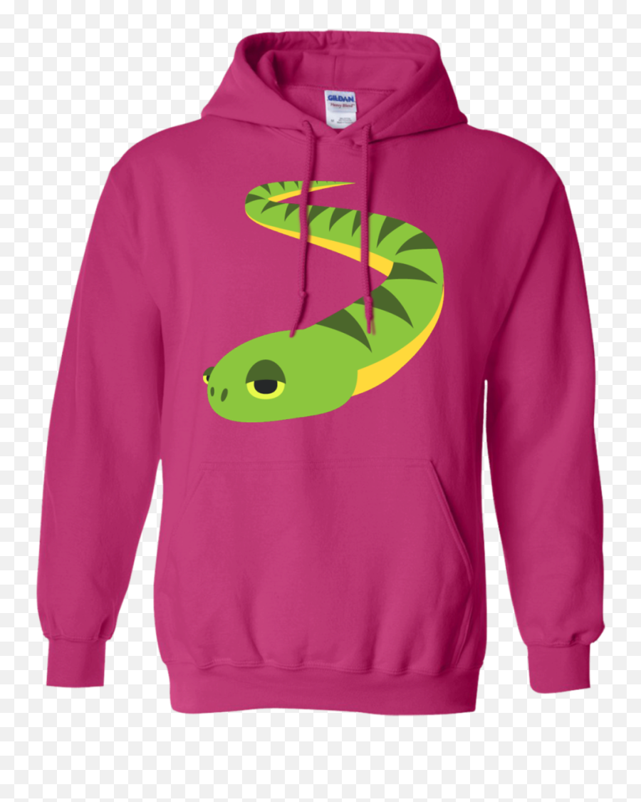 Snake Emoji Hoodie - Blue Paw,Chameleon Emoji