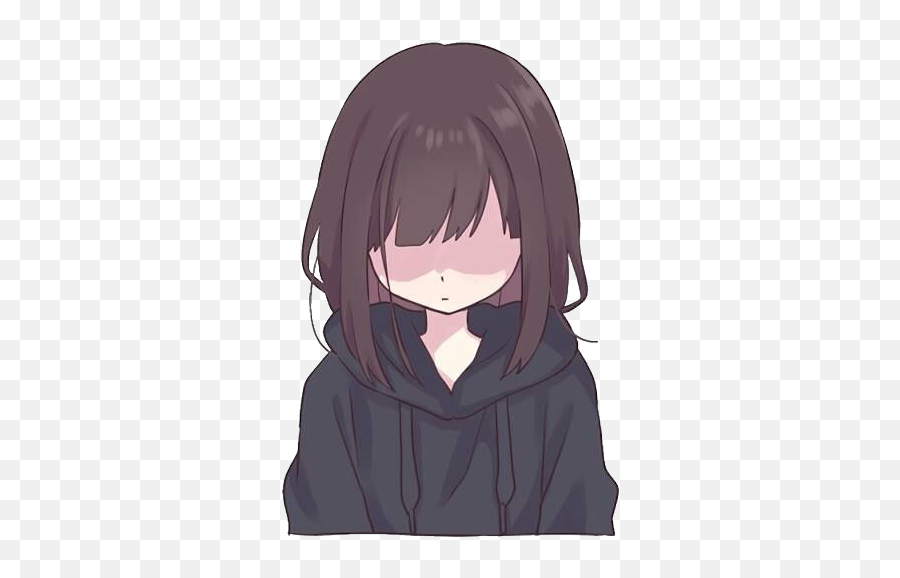 Kawaii Kawaiianime Anime Girl Sticker By H0riix - Depressed Anmie Emoji,Anime Girl Meme Emojis