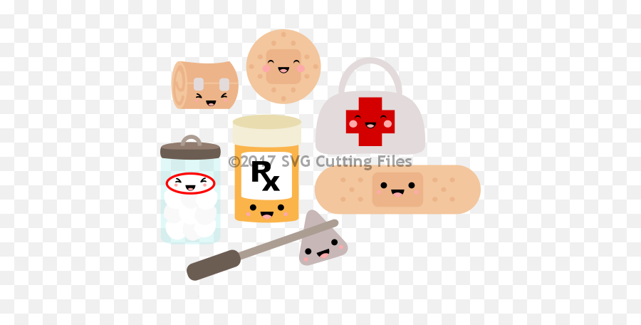 Kawaii - Medical Supply Emoji,Kawqii Emoticon Panties