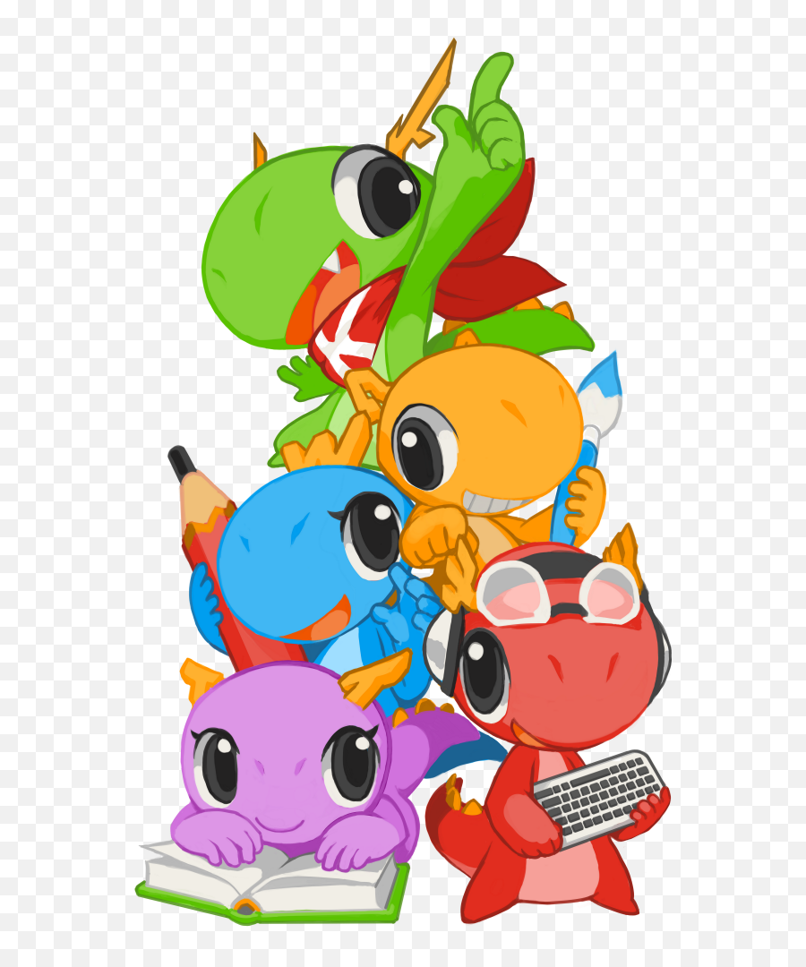 Konqi - Handwiki Kde Mascots Emoji,Free Squirrel Emoticons