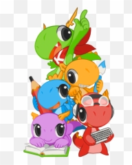 Konqi - Handwiki Kde Mascots Emoji,Free Squirrel Emoticons