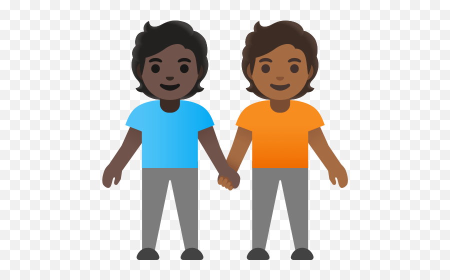 U200du200d Two People Shaking Hands With Dark Skin Tone - Google Men Holding Hands Emoji,Smiley Face With Two Hands Emoticon