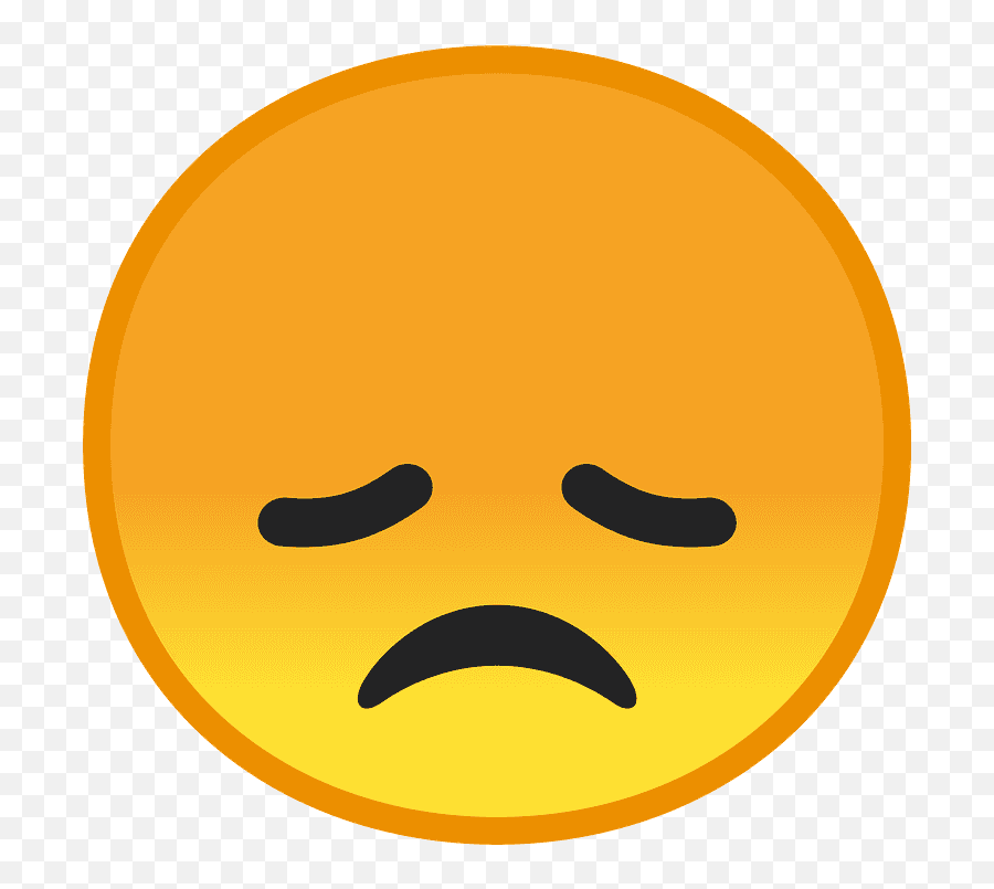 Sad Emoji Blank Template - Sad Face Emoji,Pensive Emoji