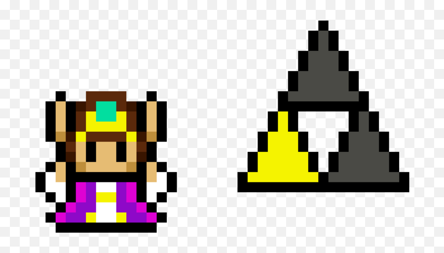 New Piskel Clone Clone - Mountain Minecraft Pixel Art Emoji,Triforce Emojis