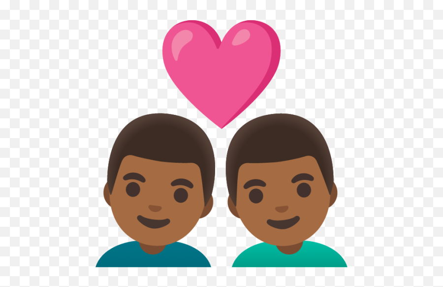 Couple With Heart Man Man Medium - Dark Skin Tone Emoji,Popular Skin Color Emojis