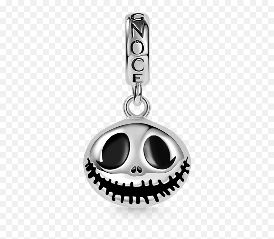 Double - Face Jack Skull Pendant Dangle Charm 925 Sterling Silver Emoji,Skull Symbol Not Emoji