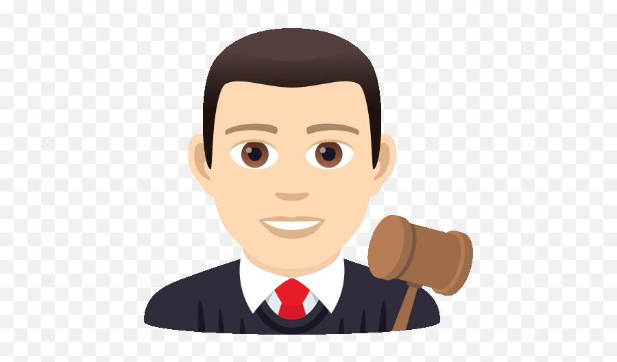 Judge Joypixels Sticker - Judge Joypixels Magistrate Emoji,Judge Mallet Emoji