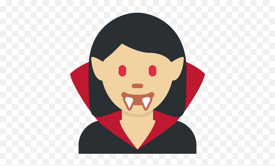 U200d Woman Vampire Emoji With Medium - Light Skin Tone,Yellow Skin Tone Emoji
