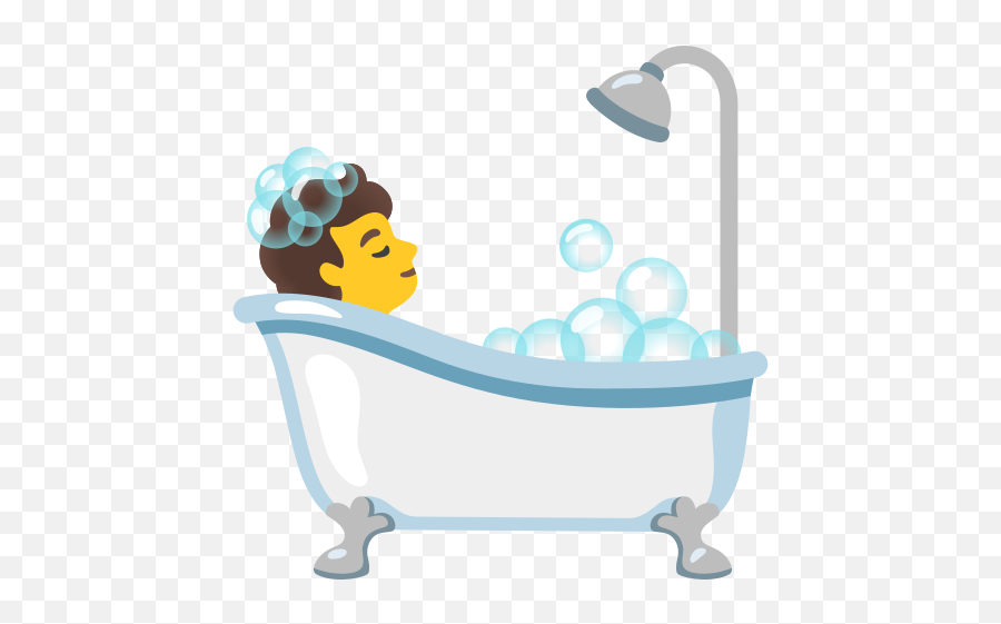 Person Taking Bath Emoji,Baby Themed Emoji