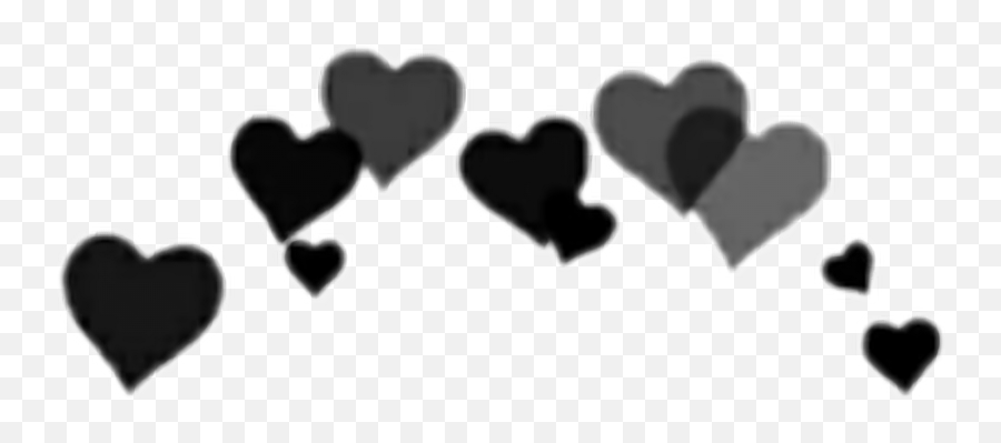 Snapchat Heart Filter Png U0026 Free Snapchat Heart Filterpng - Snapchat Black Heart Filter Png Emoji,Pink Heart Emoji Snapchat