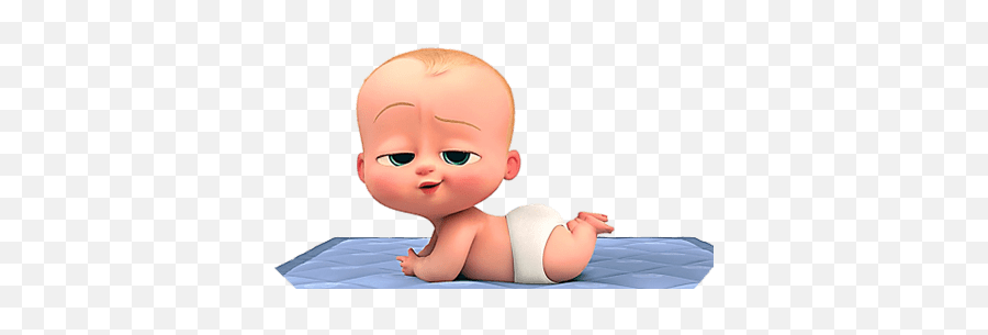 Boss Baby In Diaper Baby Movie Baby Cartoon Boss Baby - Baby Boss Emoji,Baby Crawling Emoji