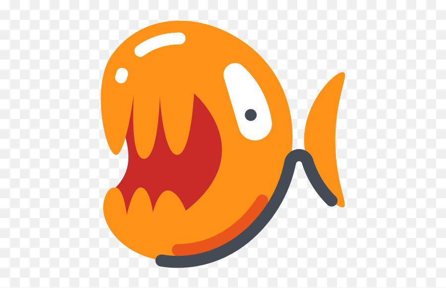 Fish Piranha Adanger Freak Emoji - Happy,Fish Emoji