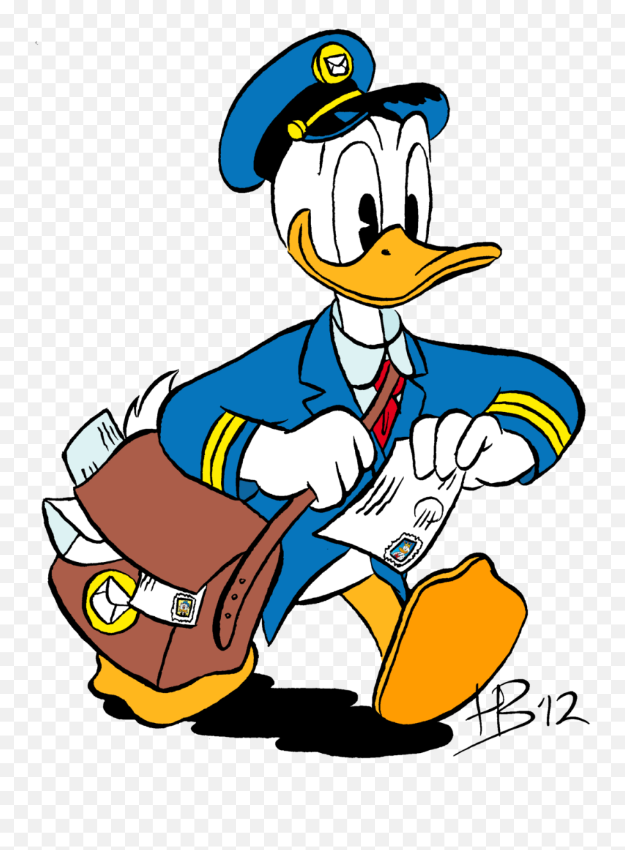 Donald Duck Postman Png Image Donald Duck Donald Disney - Donald Duck Postman Emoji,Nigel Farage Emoji Movie