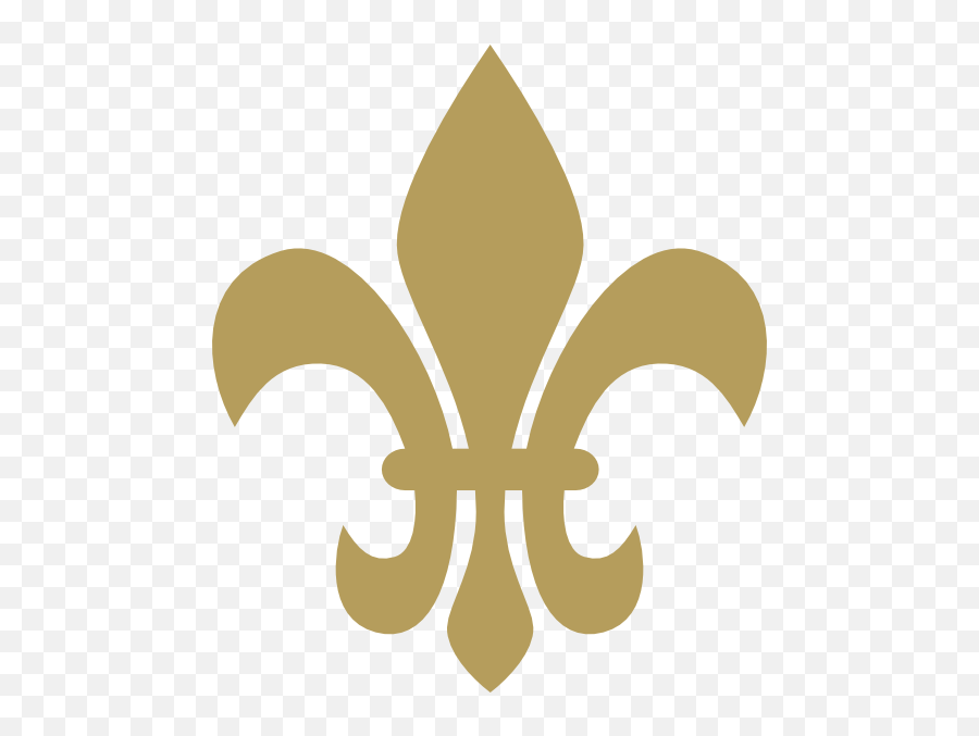Fleur De Lis Taupe Clip Art At Clker - Clip Art Fleur De Lis Transparent Emoji,Fleur Emoji