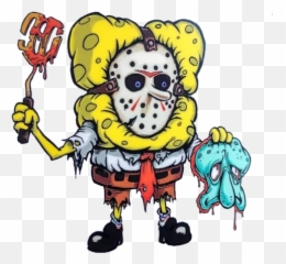 Stickergang Spongebob Squarepants - Spongebob Artwork Emoji,Jason Mask Emoji