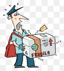 Yes Hes Delighted - Deliveryman Emoji,Mailman Emoji