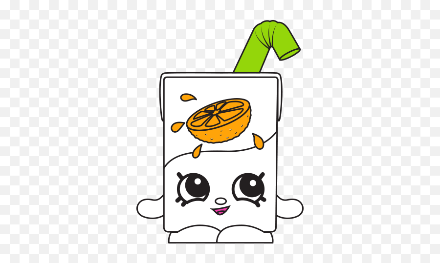 Lucy Juice Box - Shopkins Season 7 Characters Emoji,Juice Box Emoji