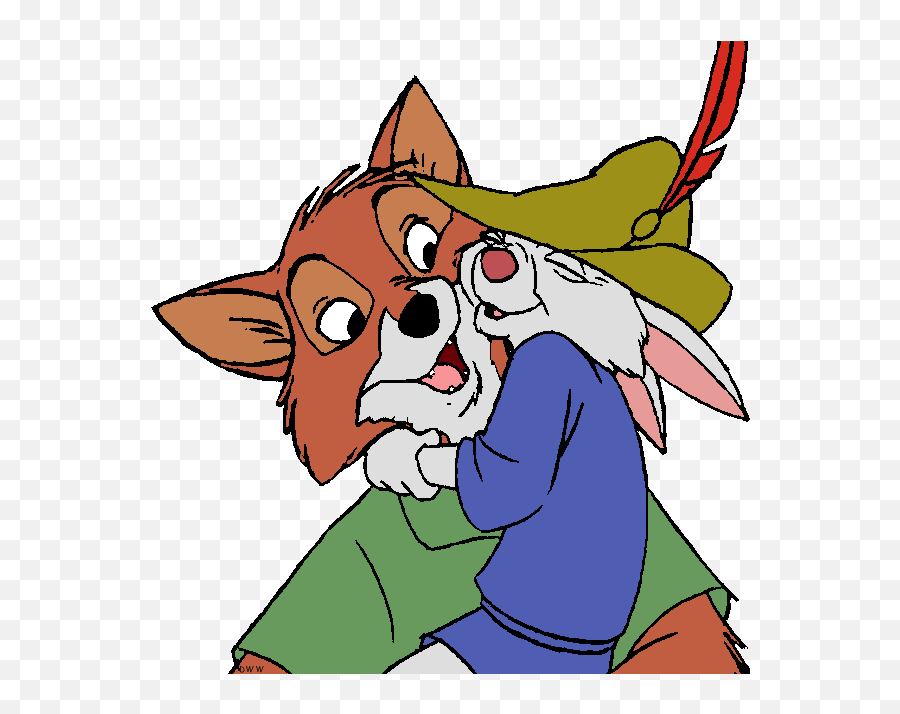 Cartoon Disneyrobinhood Sticker By Nrggiulia83 - Robin Hood And Skippy Emoji,Hugs Emoji