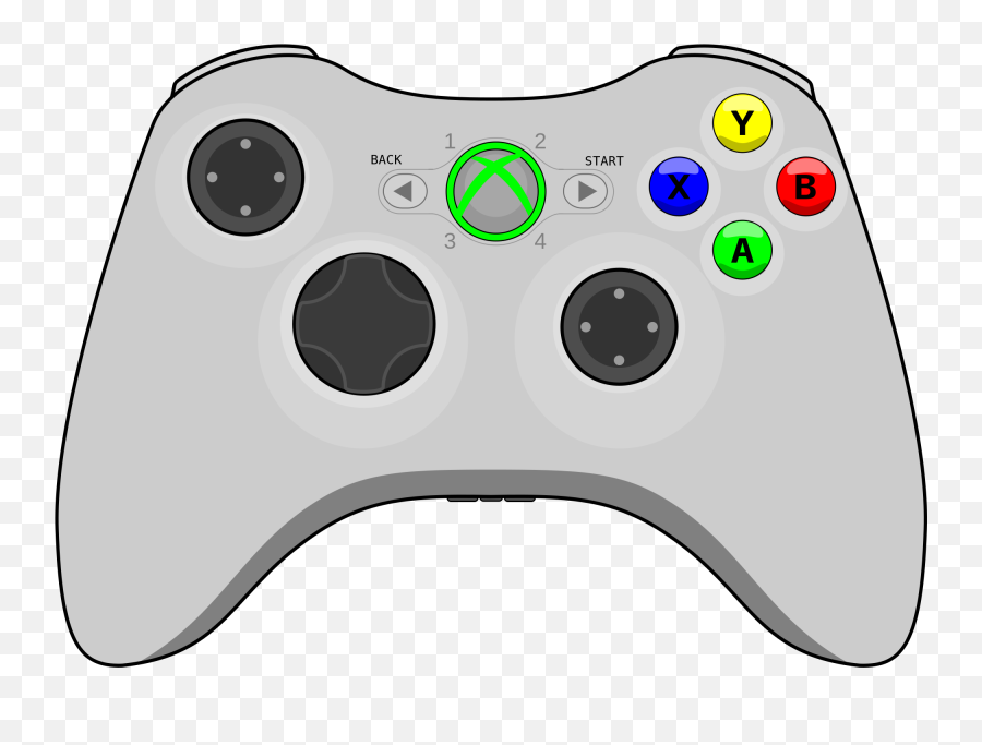 Controller Clipart Outline Controller Outline Transparent - Xbox 360 Controller Draw Emoji,Console Emoji