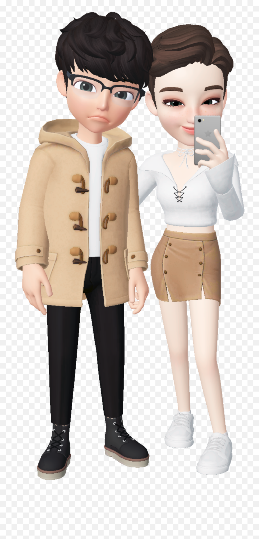 Lovezepeto Zepeto Zepetocouple Sticker - Standing Around Emoji,Couple Emoji Outfits