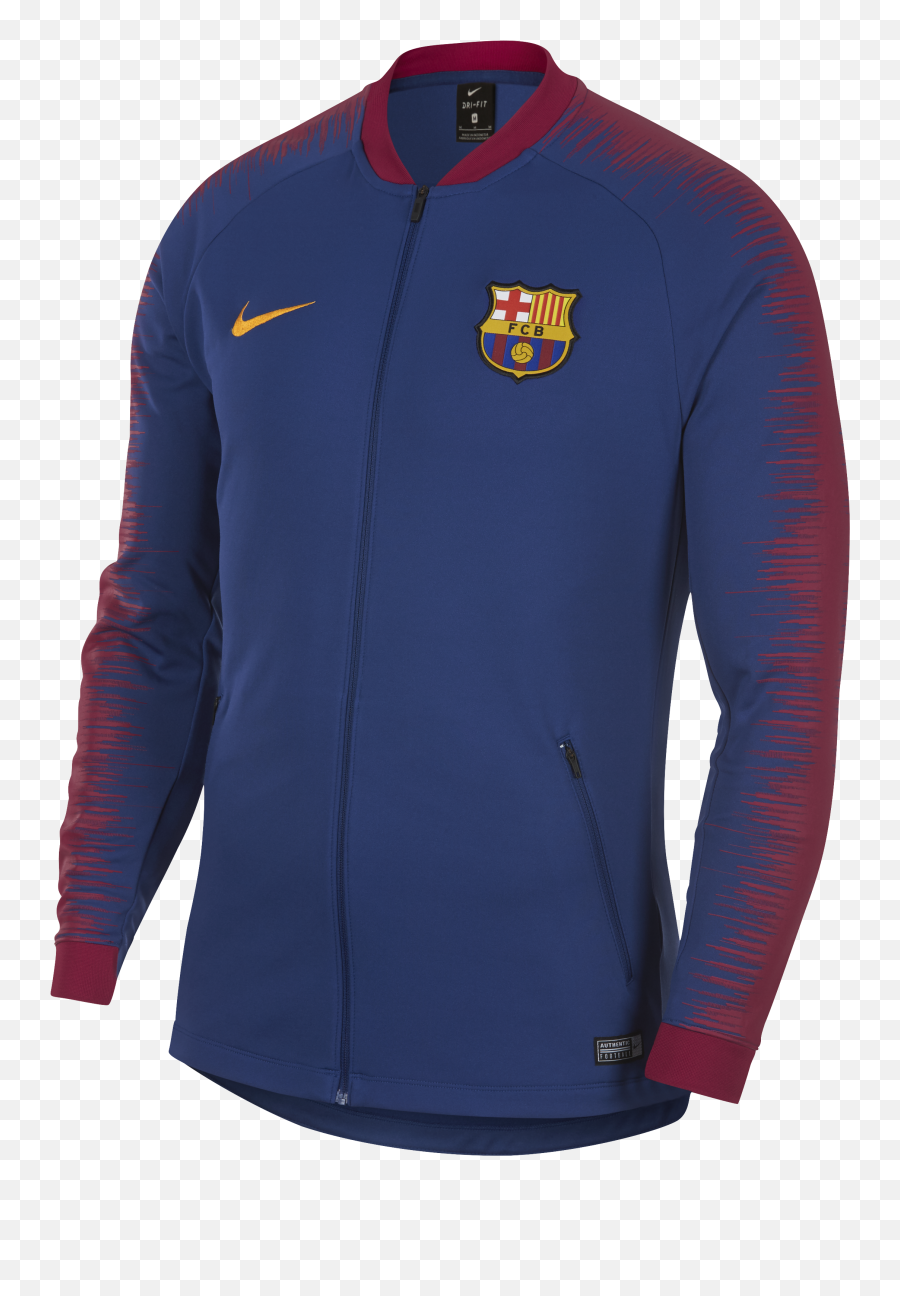 Fc Barcelona Away Jersey Long Sleeve - Barcelona Training Jacket Emoji,Emoji Long Sleeve Shirt