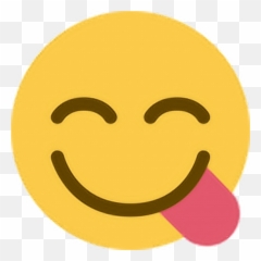Angel Emoji - Yummy Emoji Png Hd Png Download Large Size Yummy Emoji Transparent,Angel Emoji