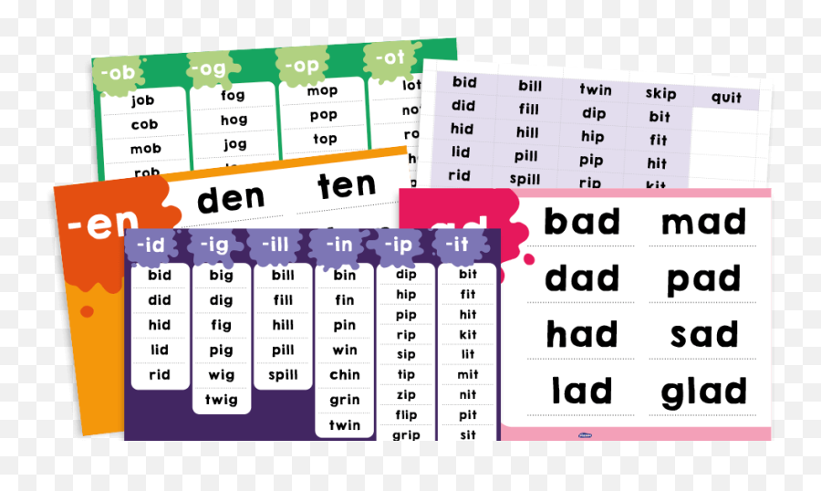 Ks2 Worksheets And Spelling Resources - Word Families Ks1 Emoji,List Of One Syllable Emotions