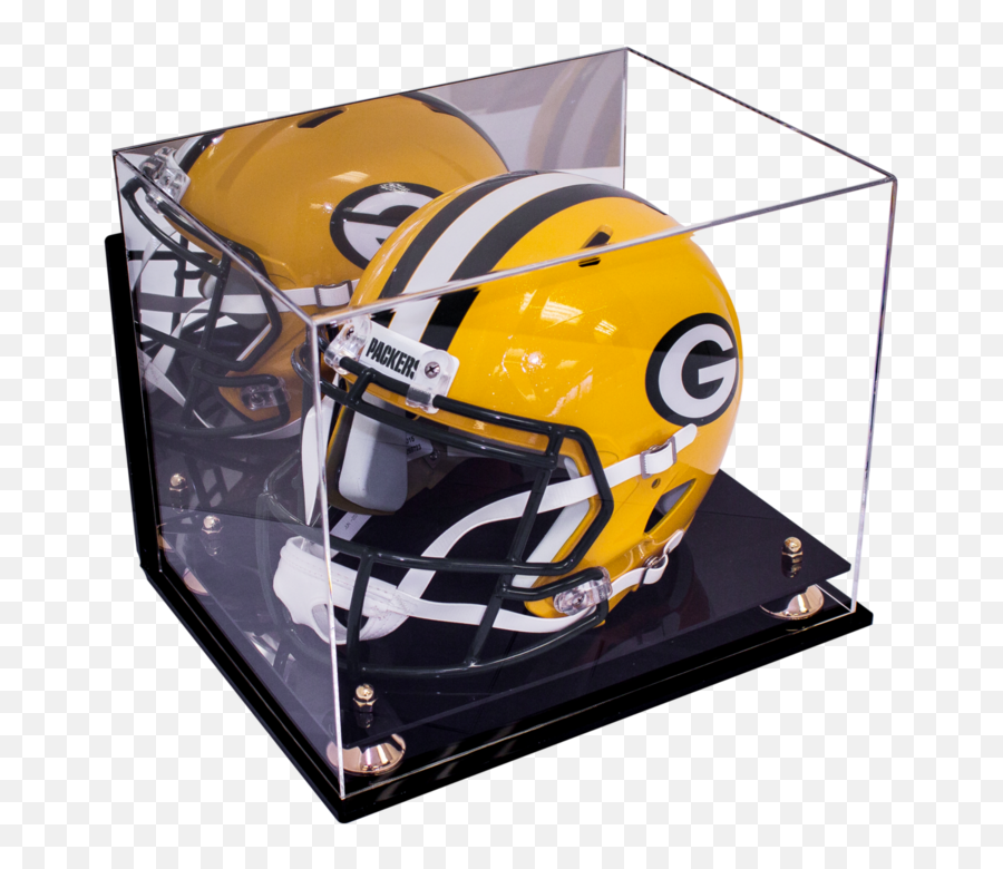 Full Size Football Helmet Display Case - Floating Wall Mounted Football Helmet Display Case Emoji,Legendary Football Roblox Emojis