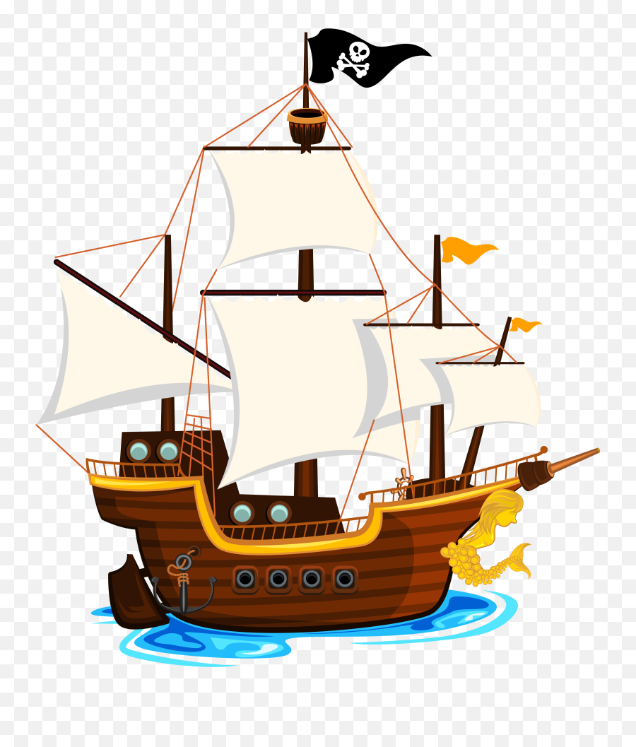 Boat Emoji Png - Pirate Ship Clipart Png,Sailboat Emoji