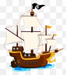 Boat Emoji Png - Pirate Ship Clipart Png,Sailboat Emoji