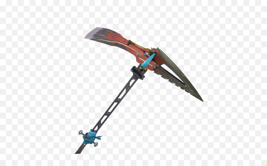 Fortnite Sawtooth Pickaxe Harvesting Tools Pickaxes - Sawtooth Pickaxe Fortnite Emoji,Rust Emoticon?