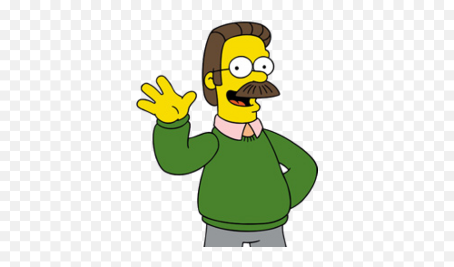 Ned Flanders Nickelodeon Movies Wiki Fandom - Simpsons Ned Flanders Emoji,Which Is The Emotion On Mona Lisa's Face.......angry, Happy, Sad, Unknown?