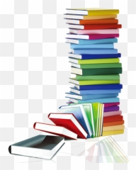 Book Library Stack Clip Art - Library Elements Png Download Book Stack Clip Art Emoji,Ruler And Books Emoji