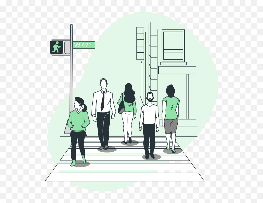 Pedestrian Crossing - Pedestrian Road Png Emoji,Emotion Empreendorismo Consciente