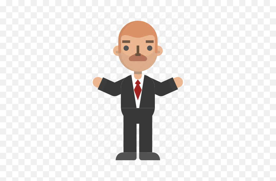 Avatar Business Character Emoji Man People Suit Icon - Download On Iconfinder Emoji In A Suit,Avatar Emoji