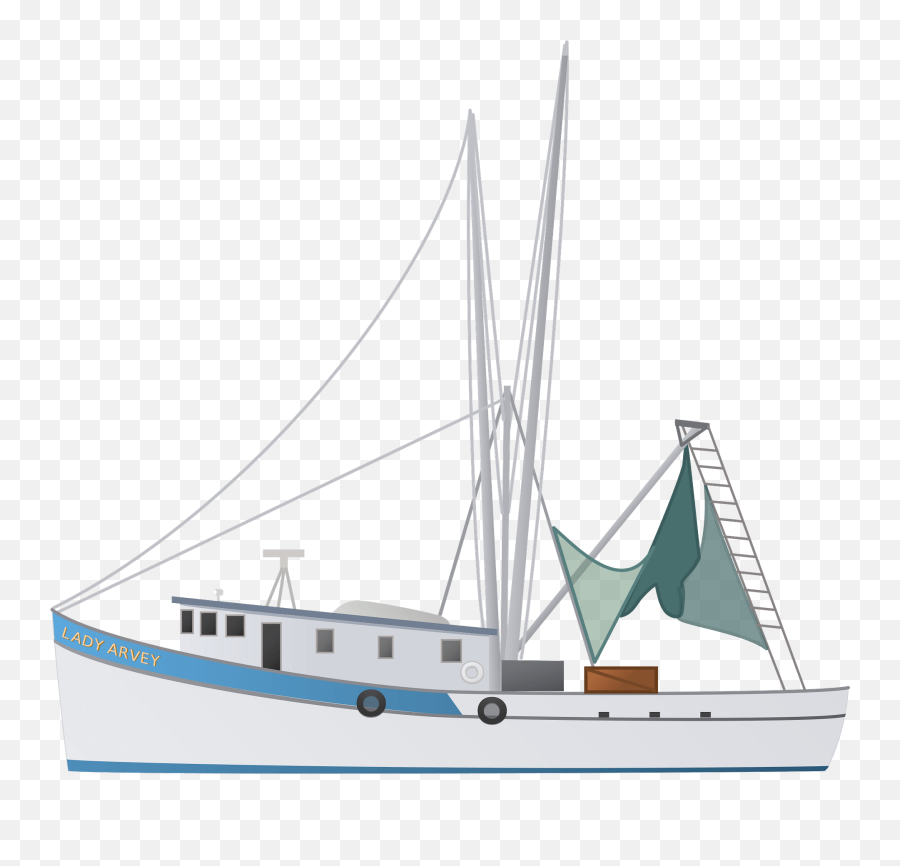 Shrimp Boat Clipart - Pesca De Camarão Png Emoji,Yacht Emoji