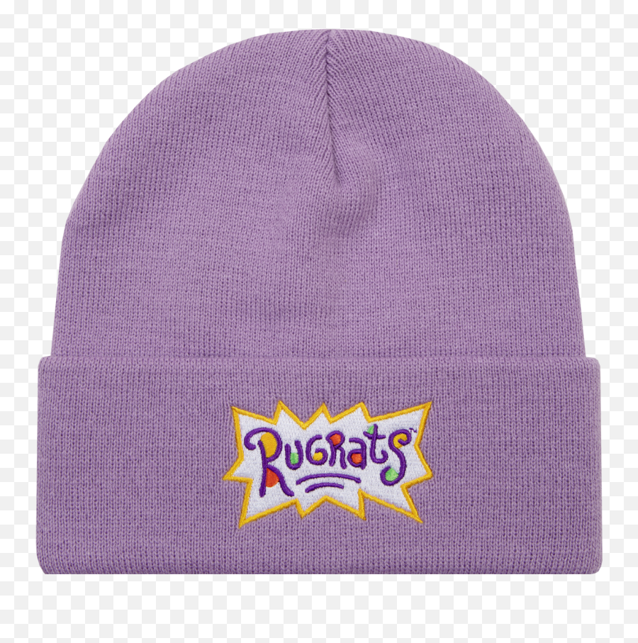 Rugrats Purple Beanie - Unisex Emoji,Winter Hat Emoticon
